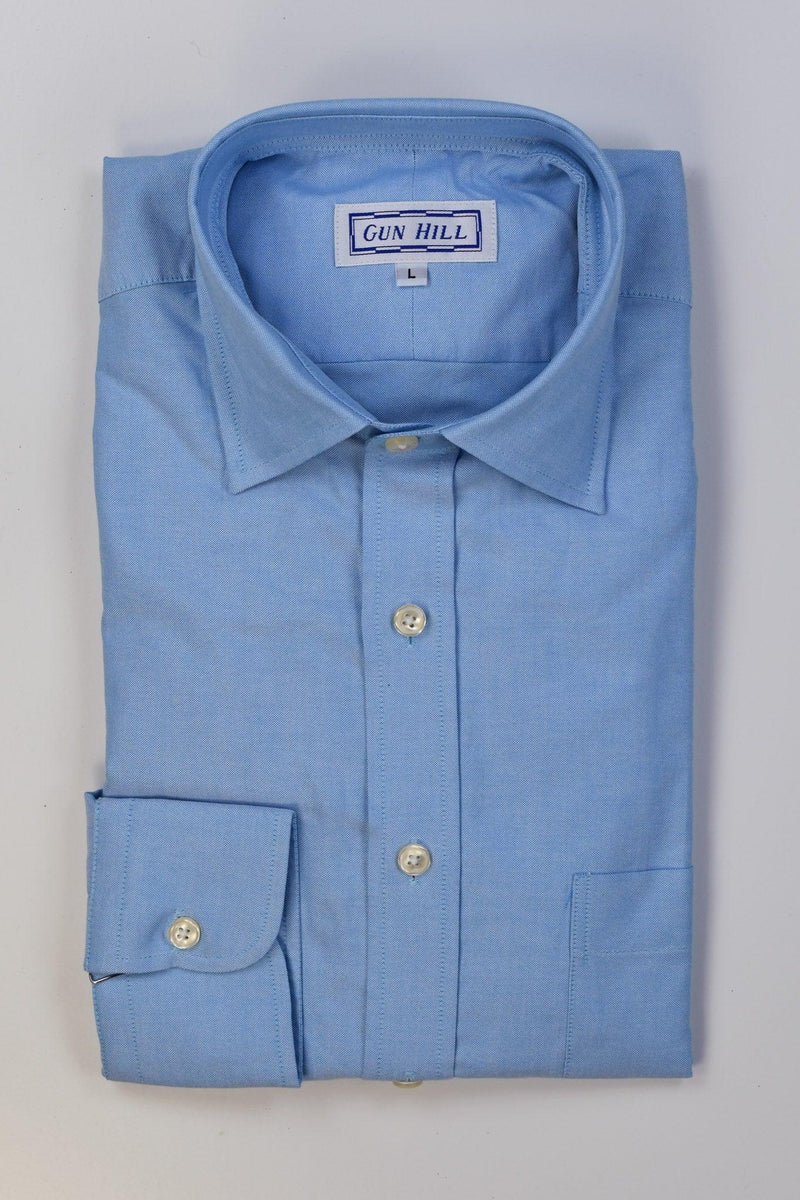 Gun Hill Mens Sea Oxford shirt Turquiose Gun Hill Clothing Company