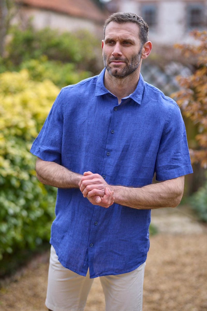 Gun Hill Mens Joel Linen Shirt Gun Hill Clothing Company