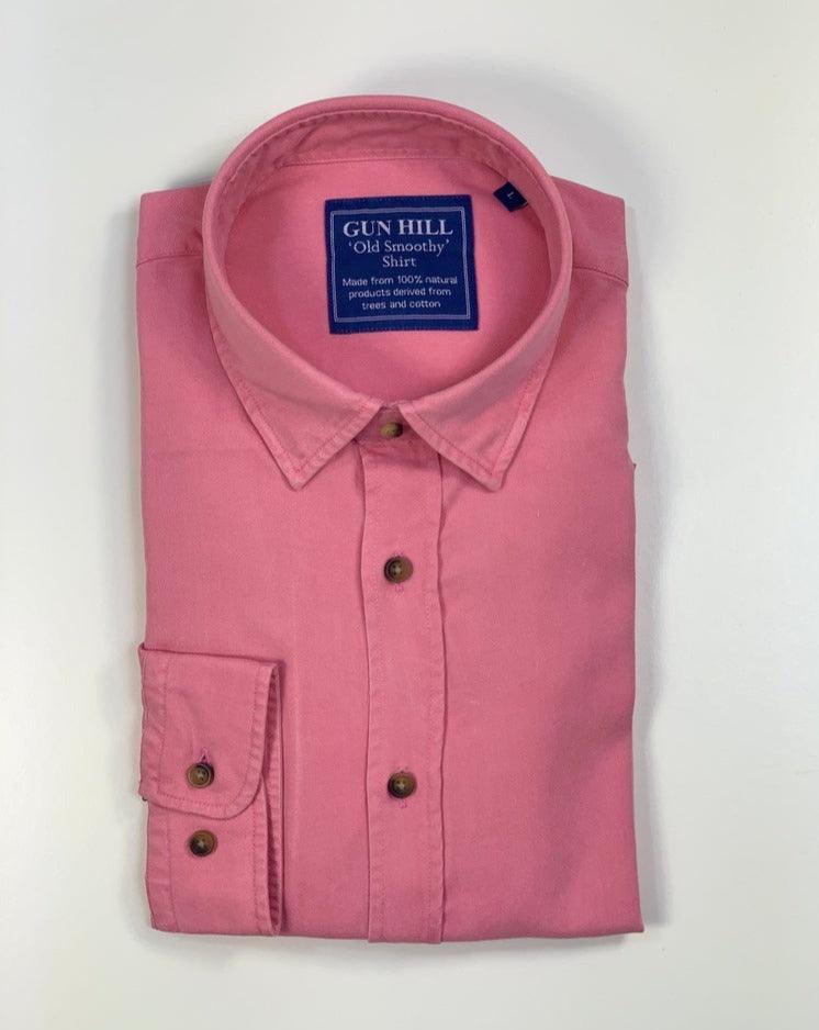 Gun Hill Mens Classic Old Smoothy Shirt Pink Gun Hill Clothing Company