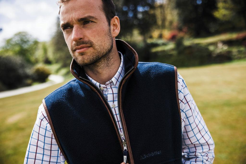 Schoffel Oakham Men s Full zip fleece gilet 7 colours Gun Hill