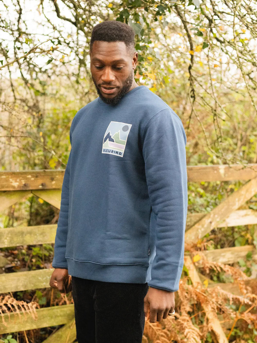 Bleubird Waypoint Crew - Navy – Gun Hill Clothing Company