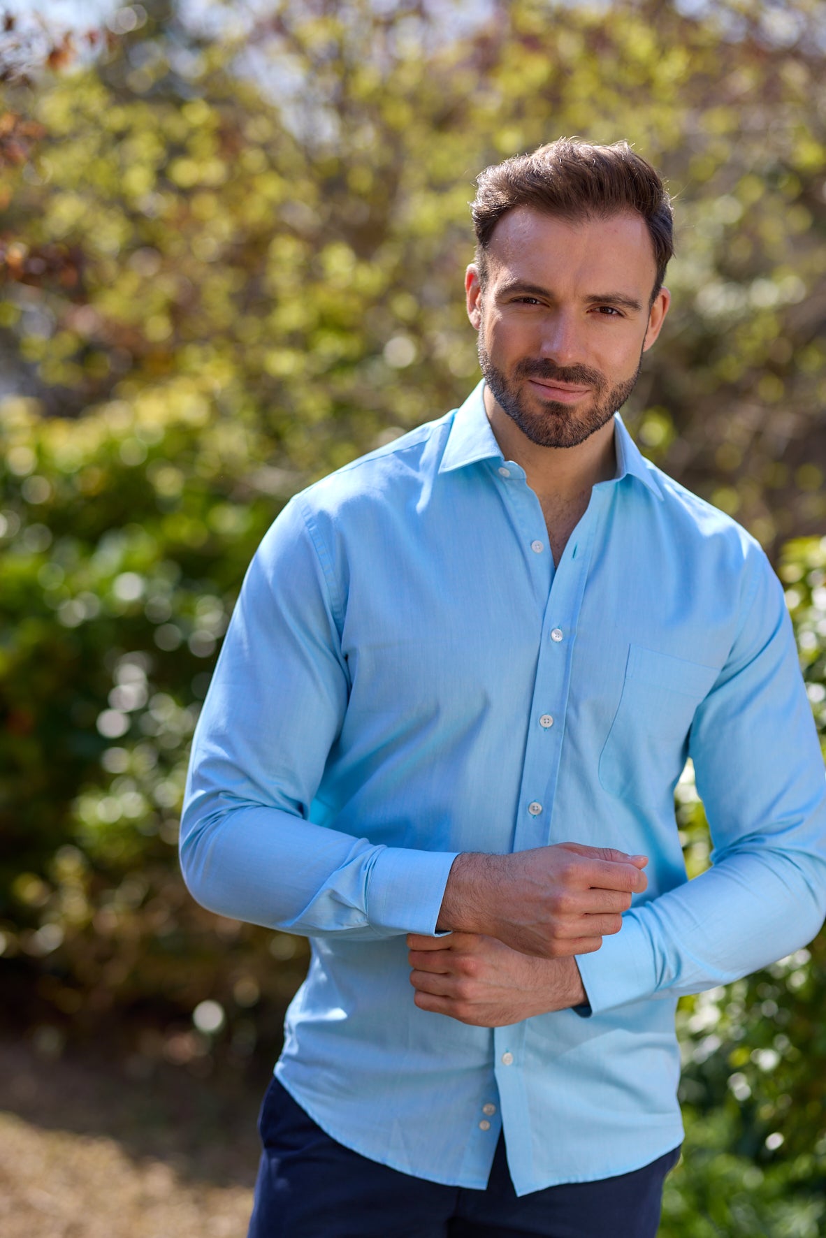 Gadder Gun Hill Mens Gadder Classic Shirt - Aqua – Gun Hill Clothing Company
