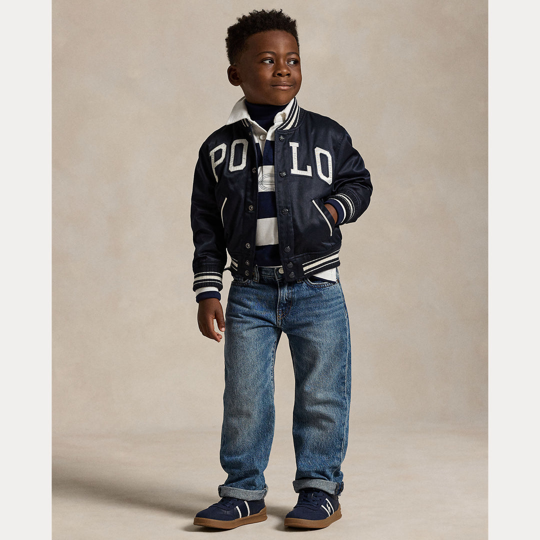 Lauren Ralph Polo オールドイングリッシュ RUGBY Lauren Ralph 希少モデル◎00s Rugby Multi Navy Aviator | Yankees x Shirt Polo ウェア
