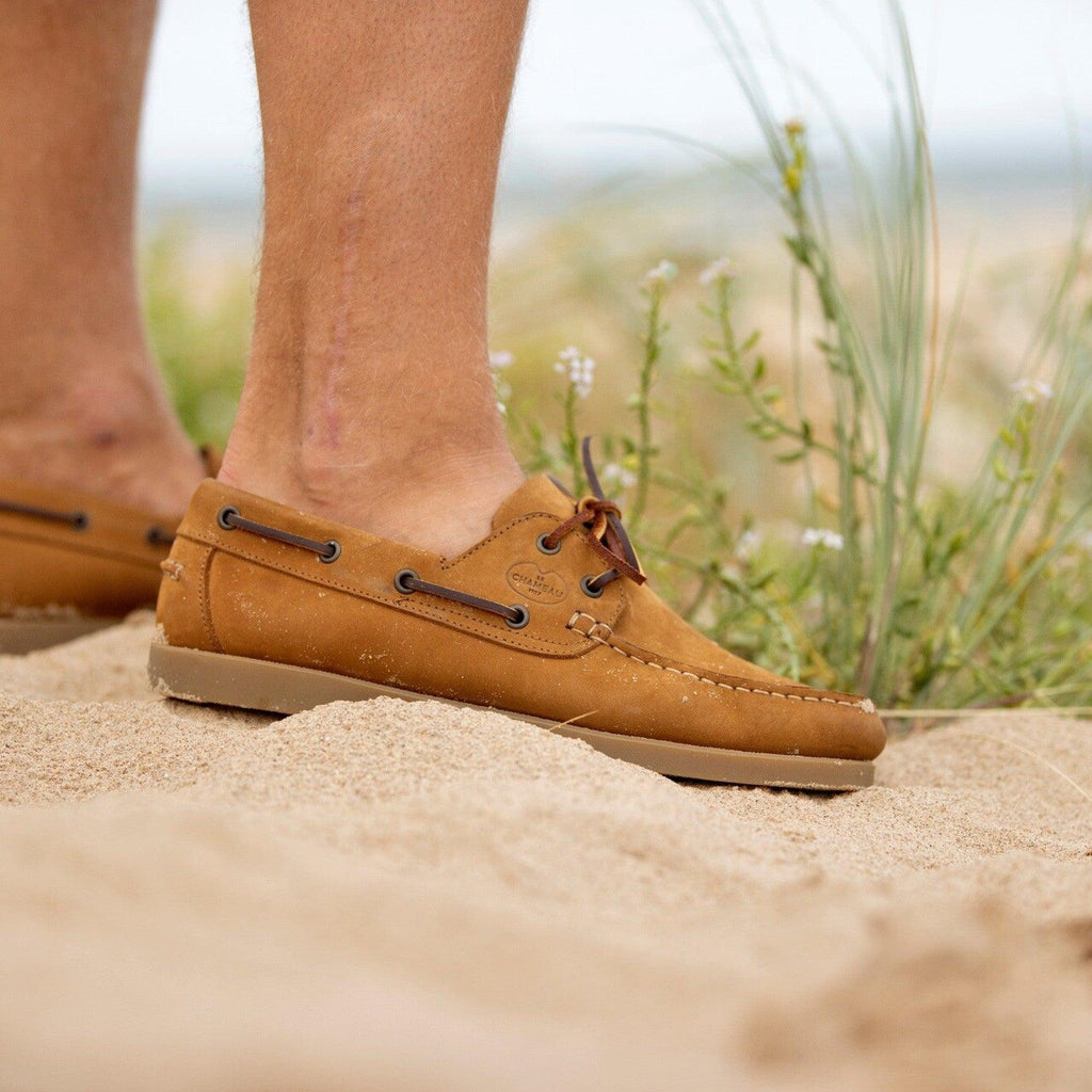 Orange best sale deck shoes